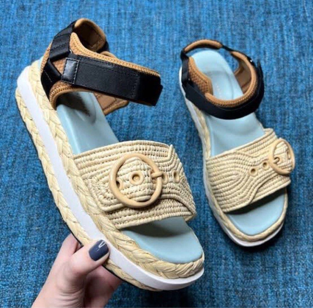Kate spade on sale raffia sandals