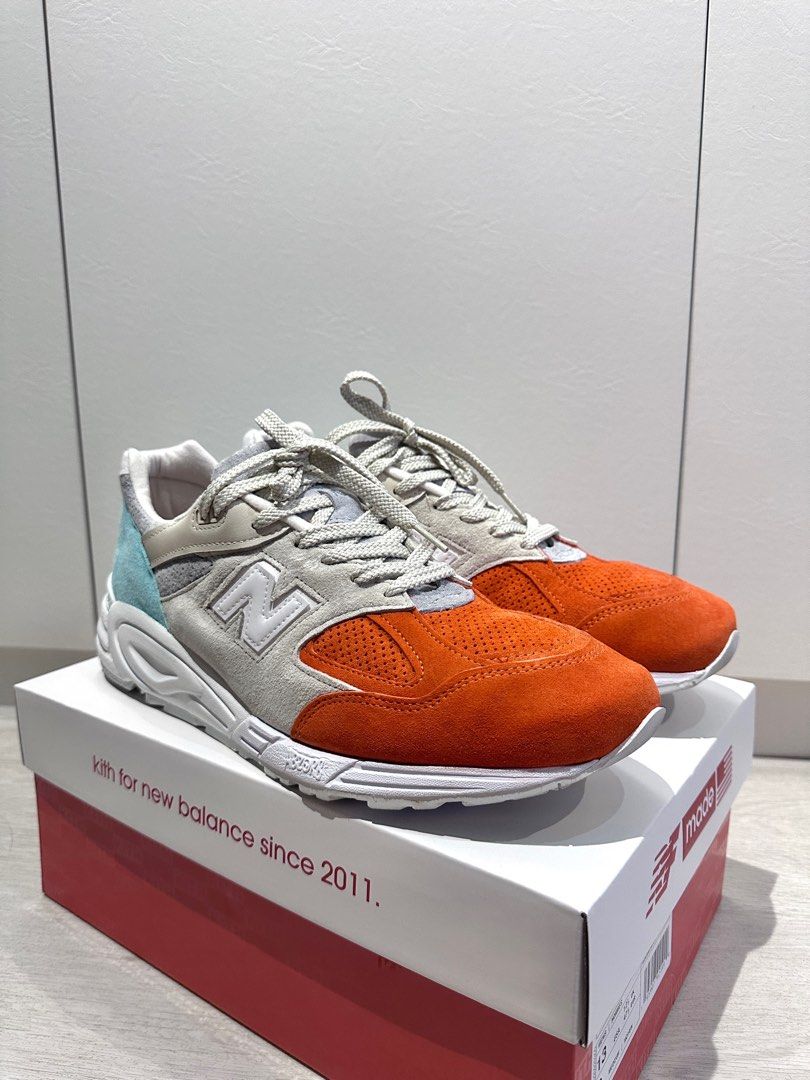 New balance 990 v2 kith grey sale