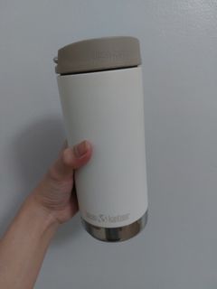 Klean Kanteen TKWide Insulated Stainless Steel Tumblr  Café Cap 12oz (Tofu)