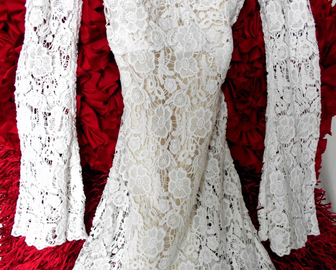 Dvf eyelet shop dress