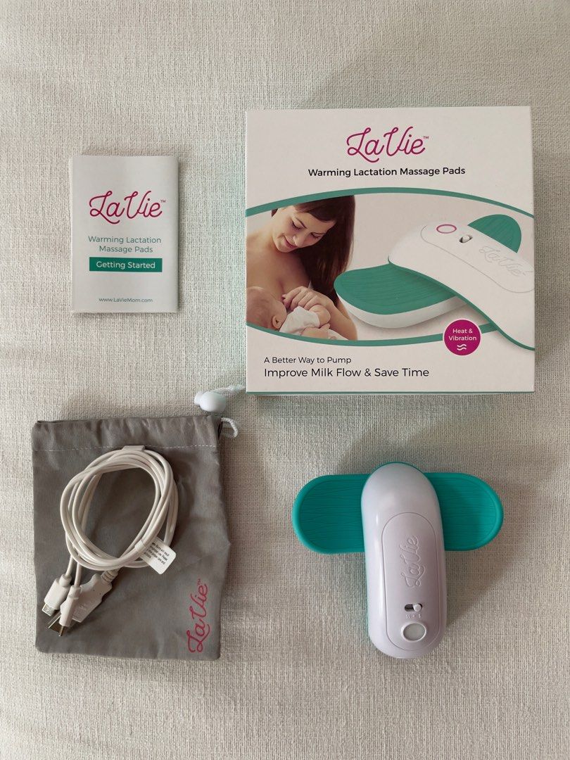 LaVie Lactation Massager with Warming for Breastfeeding Breast Massager with Heat and