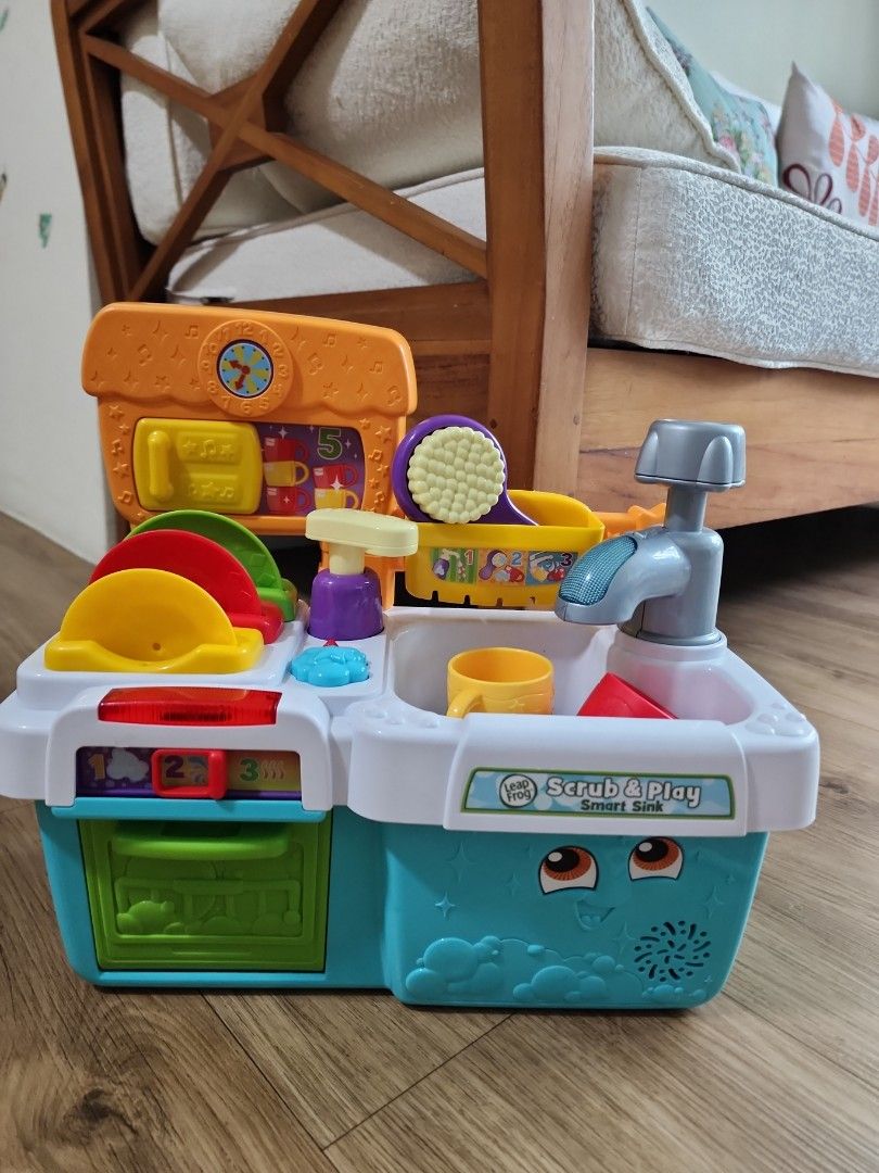 LeapFrog Scrub and Play Smart Sink Hobbies Toys Toys Games