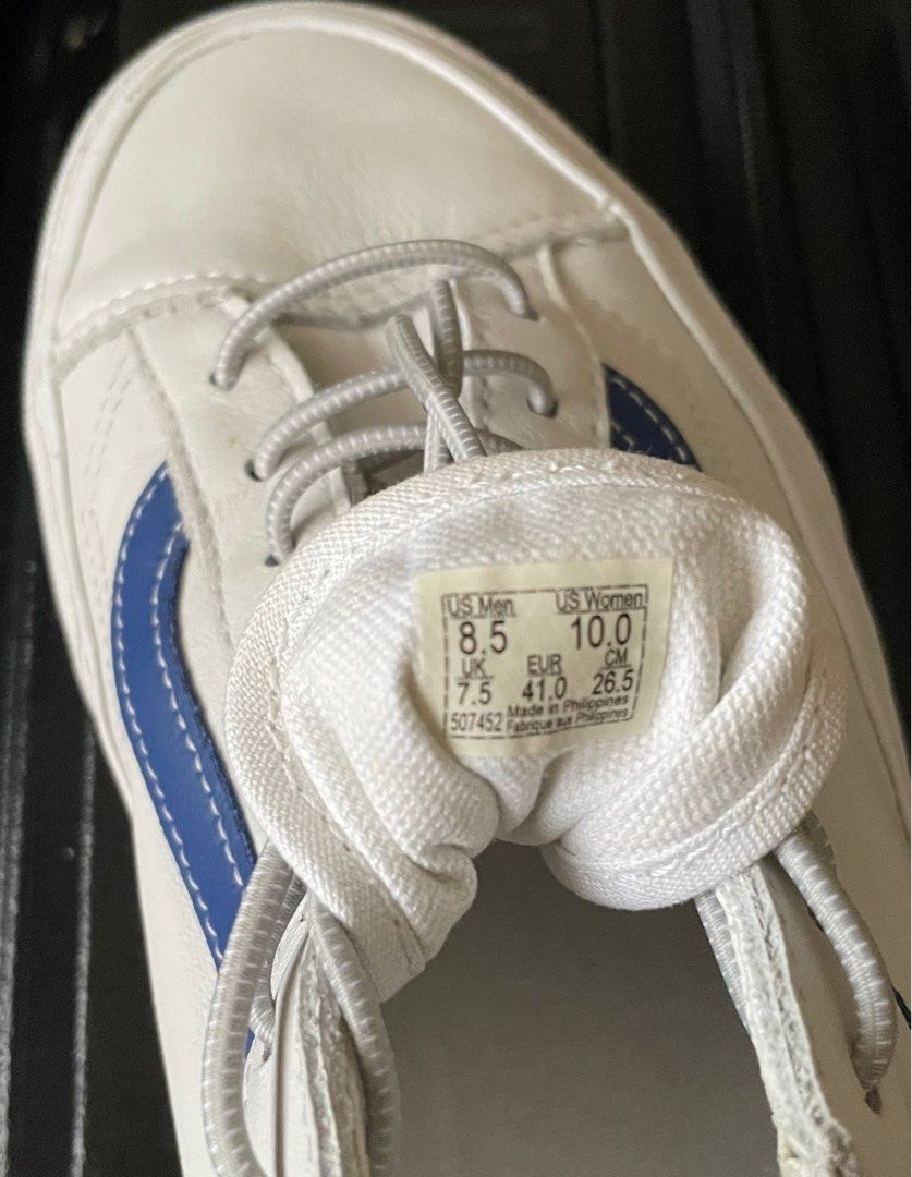 Leather Vans Sneakers Men s Fashion Footwear Sneakers on Carousell