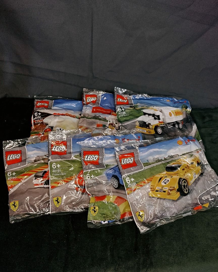 LEGO Ferrari Shell V-Power (2014) Full Set 法拉利蜆殼(40190,40191