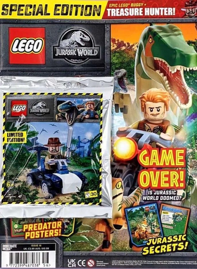 Lego jurassic world sinjin prescott new arrivals