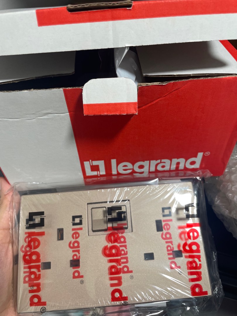 Legrand Rose Gold data point and double socket, TV & Home Appliances ...