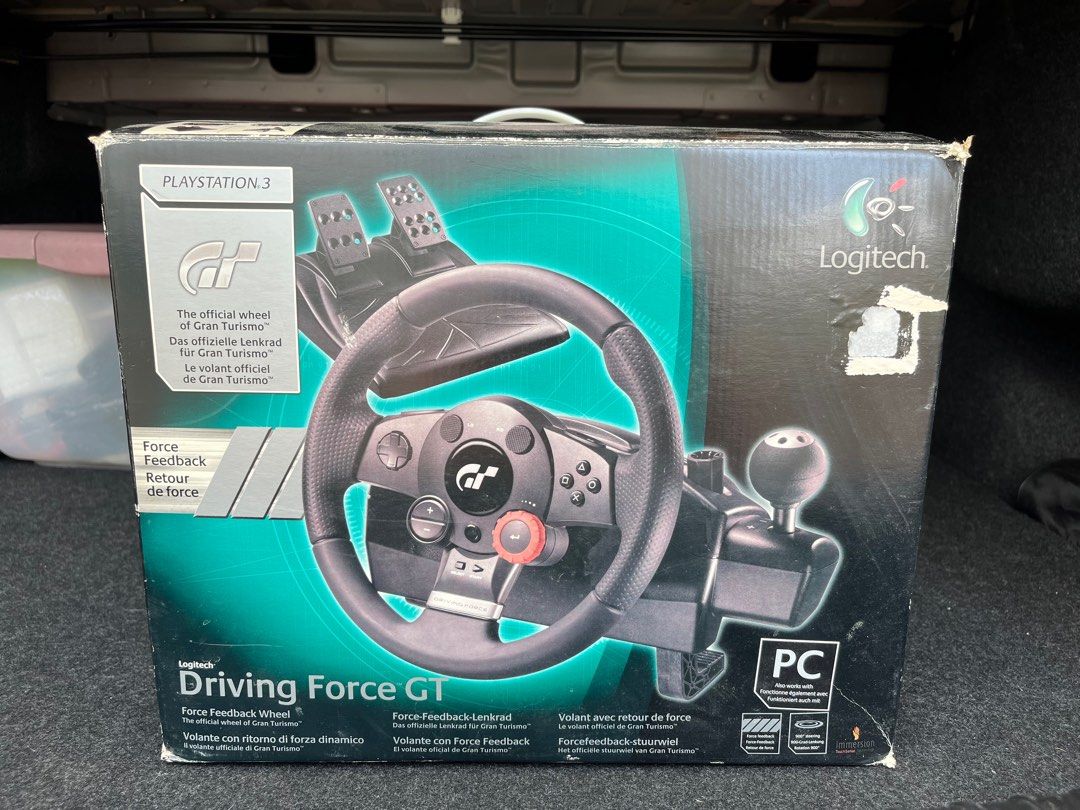 ANÁLISE VOLANTE LOGITECH DRIVING FORCE GT + GAME PLAY - 2023 