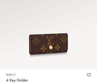 Louis Vuitton Limited Edition Yellow/White Monogram Groom Pochette Cles Key  and Change Holder - Yoogi's Closet