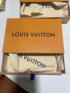 LOUIS VUITTON Gold Lettering Empty Shoe Box 14”x11”x5.75” W/2022
