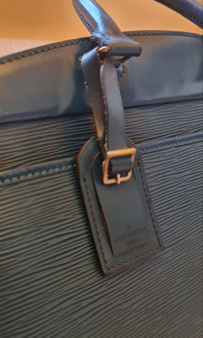 Louis Vuitton Toledo Blue Epi Leather Riviera Bag