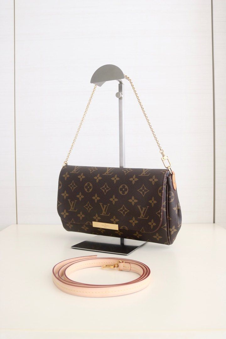 Louis Vuitton Ebene Rivoli MM Bag W /M.E Initials on Clochette