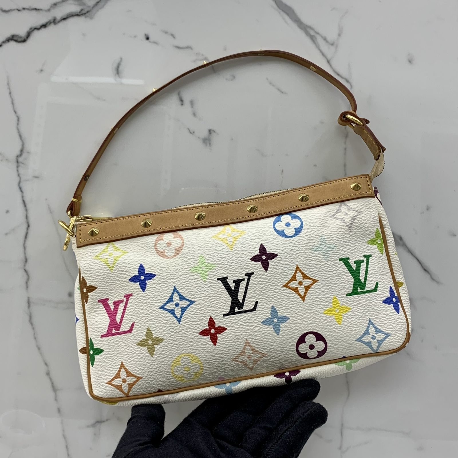 LOUIS VUITTON M92649 MONOGRAM MULTI COLOUR POCHETTE HANDBAG 237036350 EK Luxury Bags Wallets on Carousell