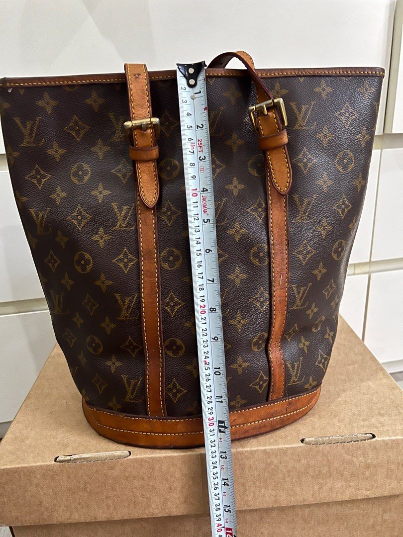 LOUIS VUITTON 13" Auth Monogram Red Brown Retiro Speedy Shoulder Bag Strap  LV