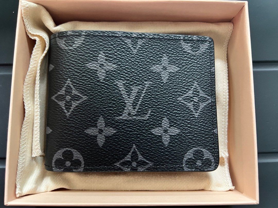 LOUIS VUITTON LOUIS VUITTON Portefeuille slender wallet N63261 Damier  graphite Black Used LV N63261
