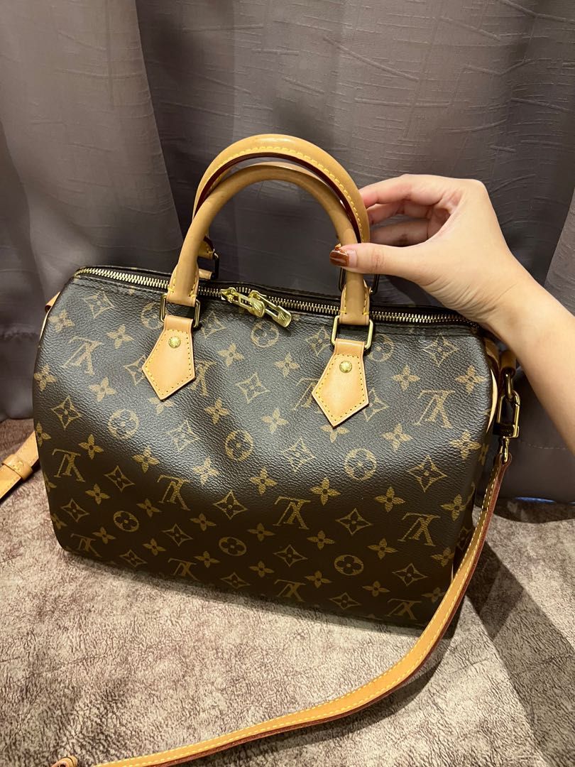 Louis Vuitton M41526 Monogram Speedy 30 With Lock / 217001347 !, Luxury,  Bags & Wallets on Carousell