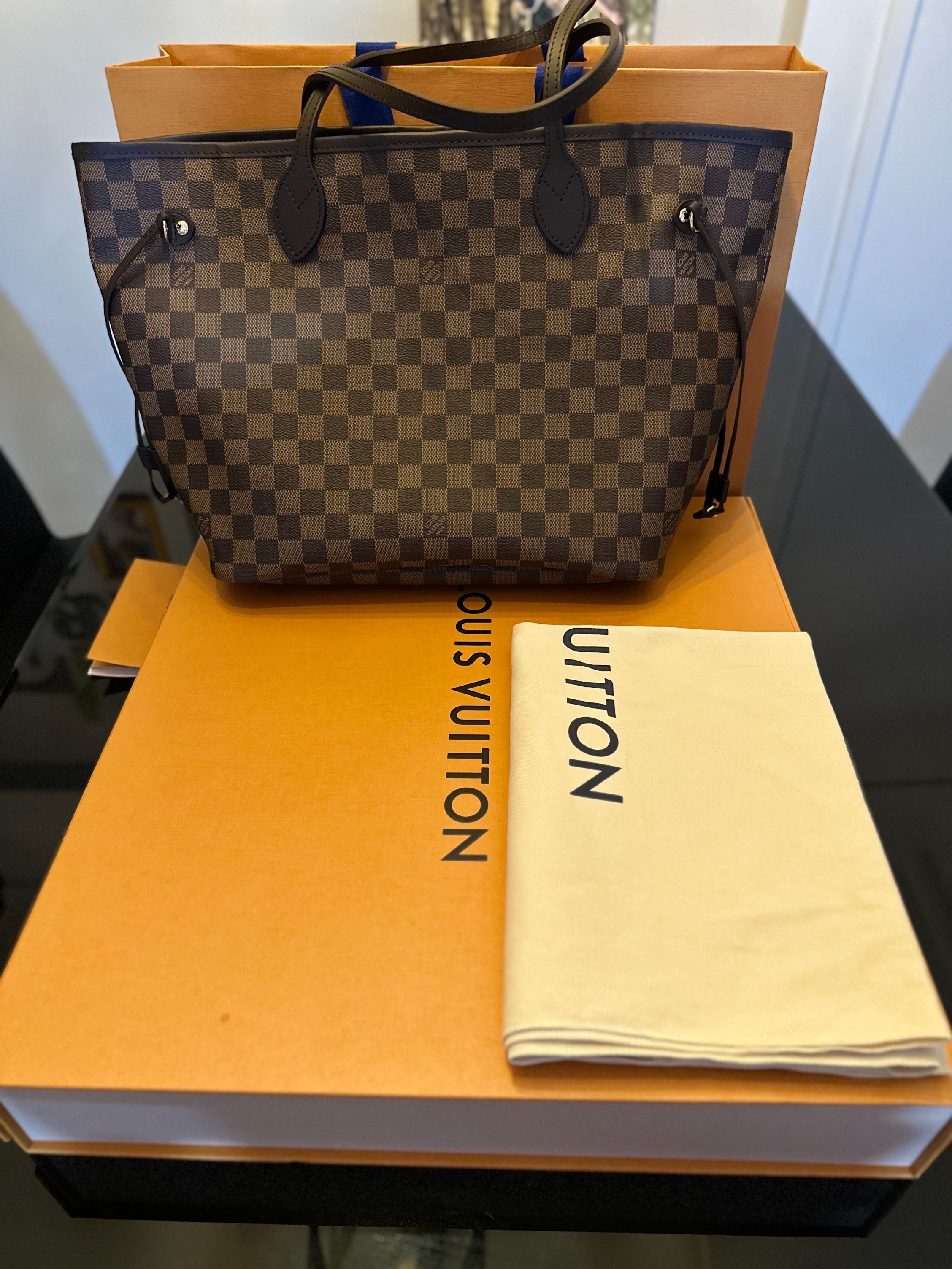 Louis Vuitton Limited Edition Neverfull Damier Race Bag
