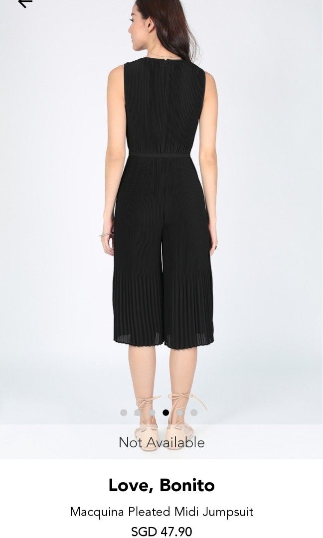 Black hot sale midi jumpsuit