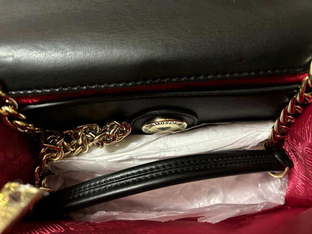Love Moschino [Brand New] (Category: Luxury Bags & Wallets) located in Manila. Submitted by yna_2001 (Listing ID 1264032968, Image 3). Description: brand new from states with dusk bag will not entertain lowballing .