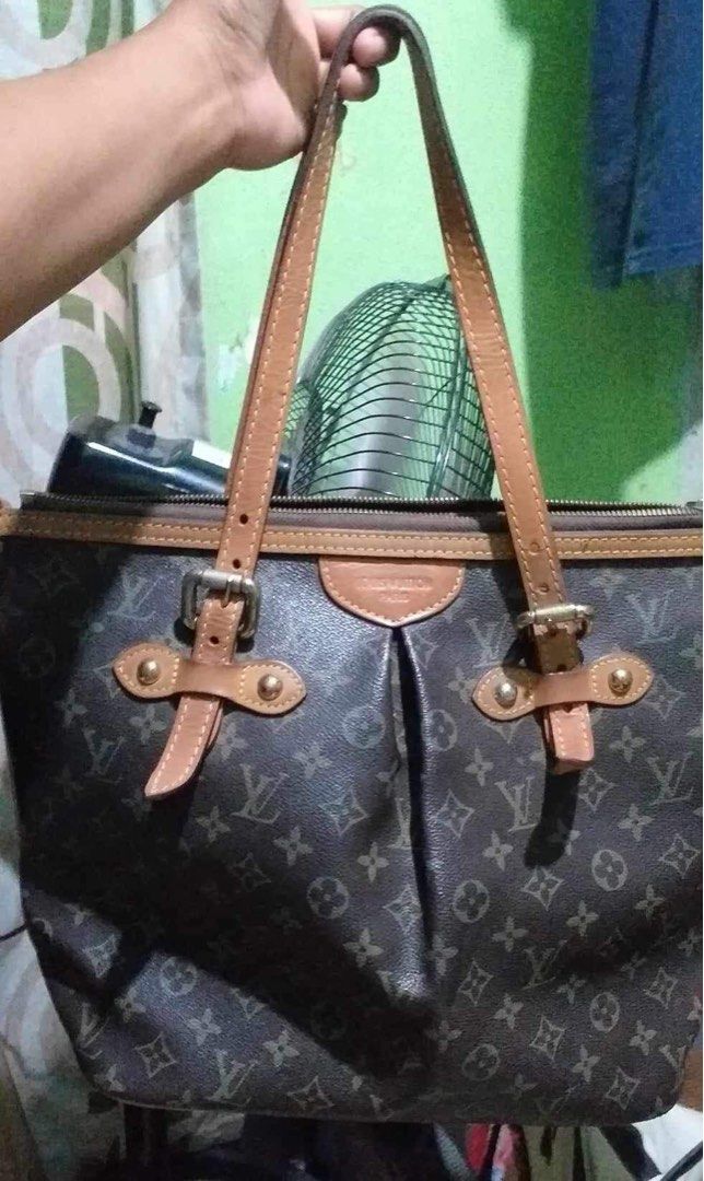 Lv bag best sale leather