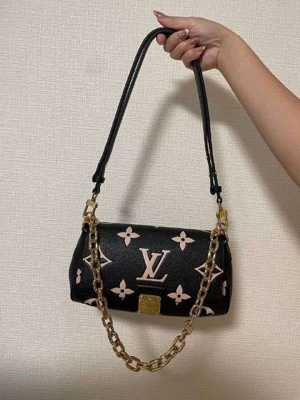 LV Loouis Vuitton New Favorite Empreinte Black, Luxury, Bags & Wallets on  Carousell