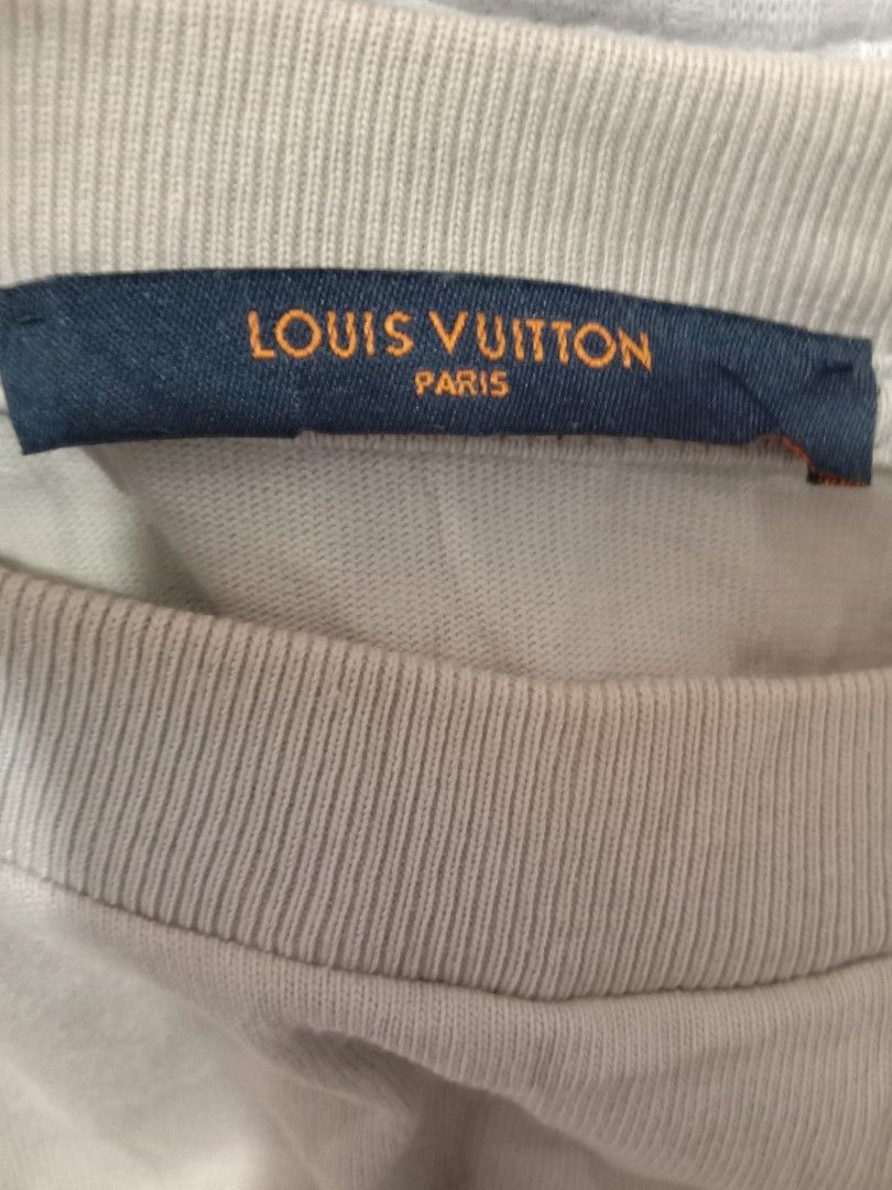 LV Monogram Gradient T-Shirt in Black, Luxury, Apparel on Carousell