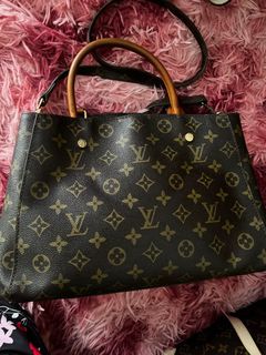 LV Montaigne MM Monogram Empreinte Leather Bag, Luxury, Bags & Wallets on  Carousell