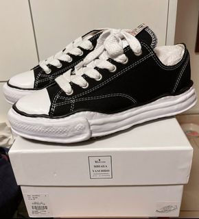 Maison Maison Mihara Yasuhiro Peterson OG Sole Canvas Low Black
