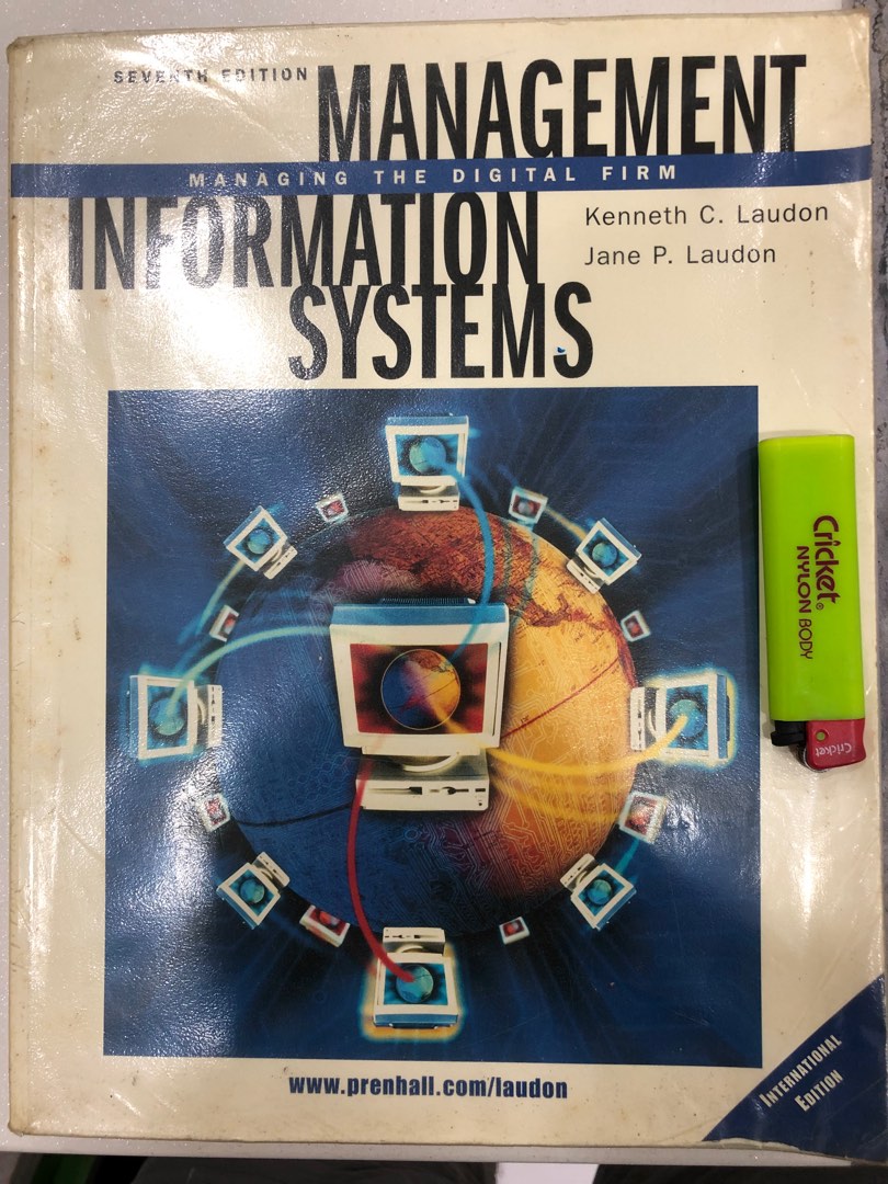 Management Information Systems Managing the Digital Firm Book by Jane