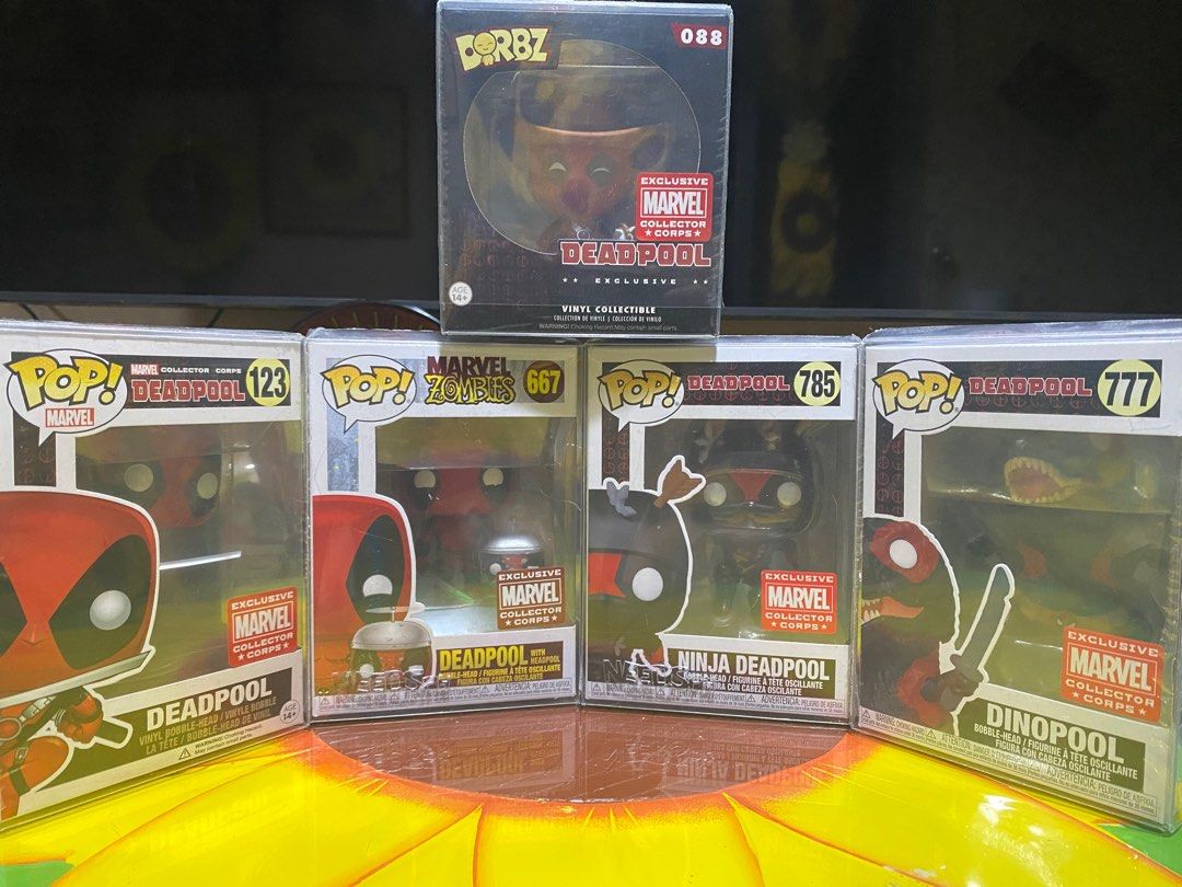 Marvel Collector Corps Deadpool Funko/Dorbz Set, Hobbies & Toys, Toys