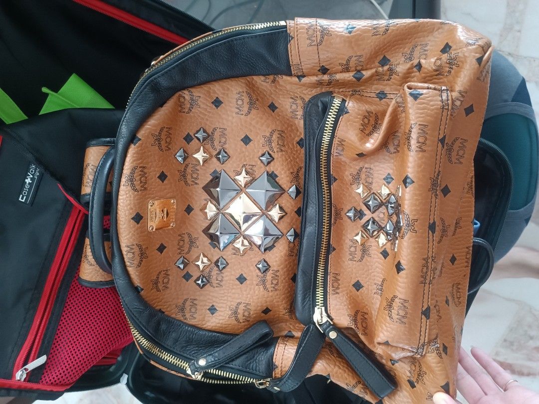 mcm backpack seldom used, Women's Fashion, Bags & Wallets, Backpacks on  Carousell