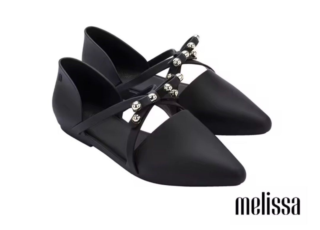 Melissa Pointy Stripe Flats