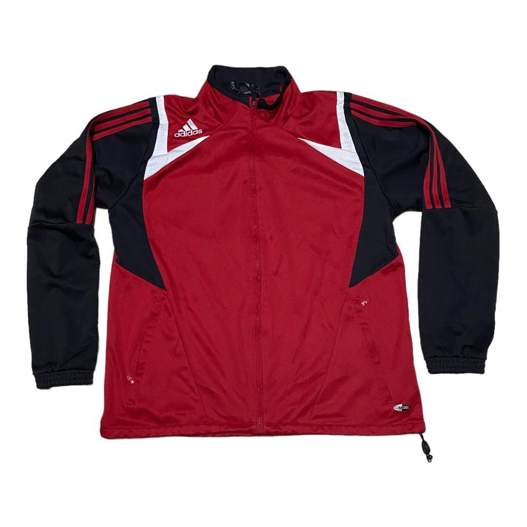 Adidas Men's Soccer Track Jacket Medium Stylish Red, Men's Fashion