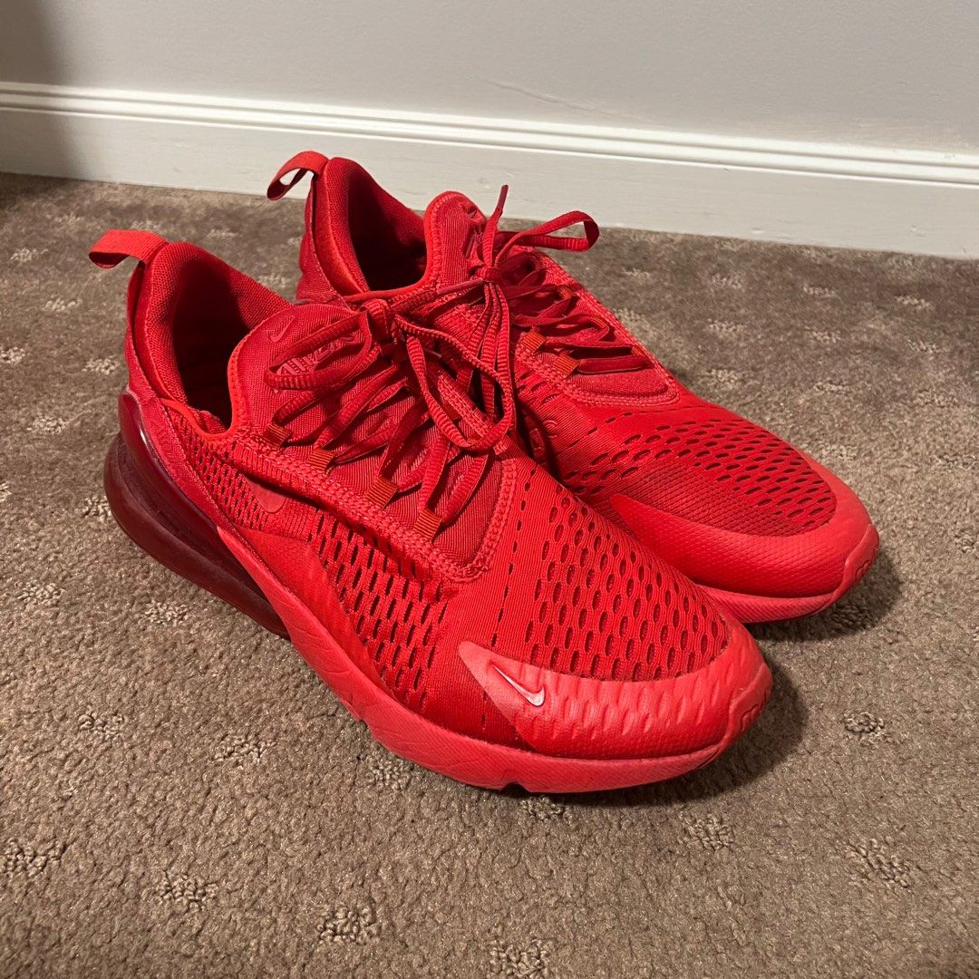 All red hotsell air max mens
