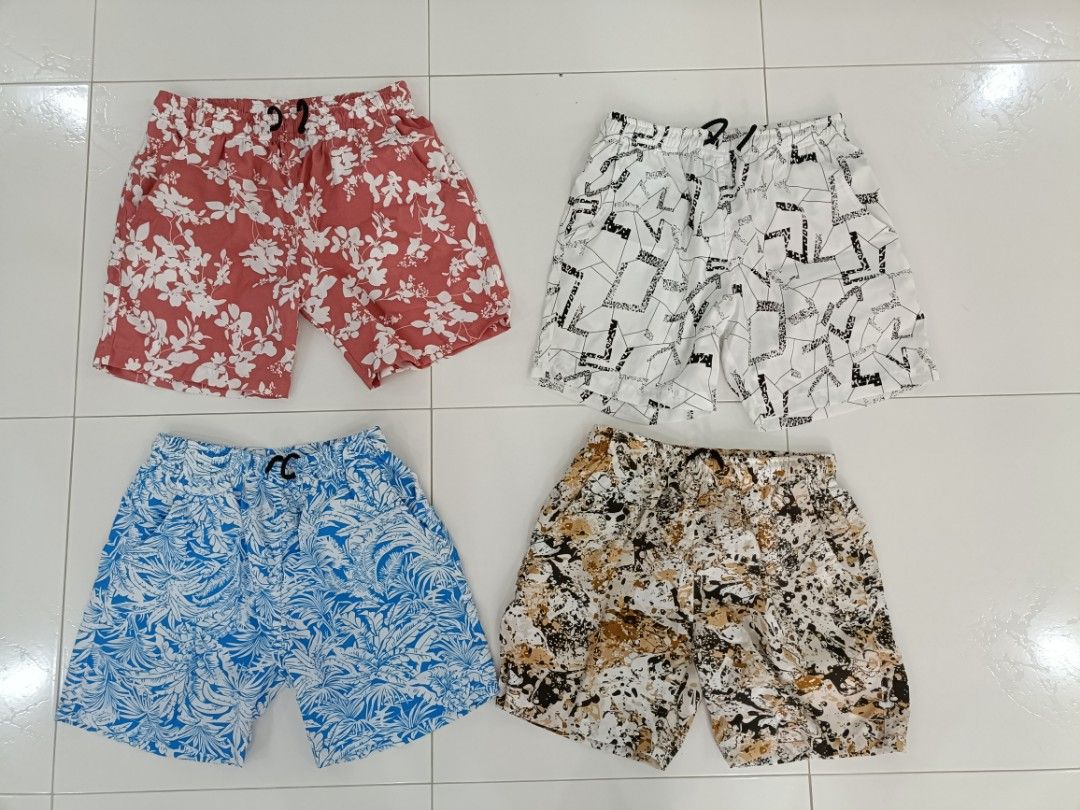 Men's flower print shorts outlet