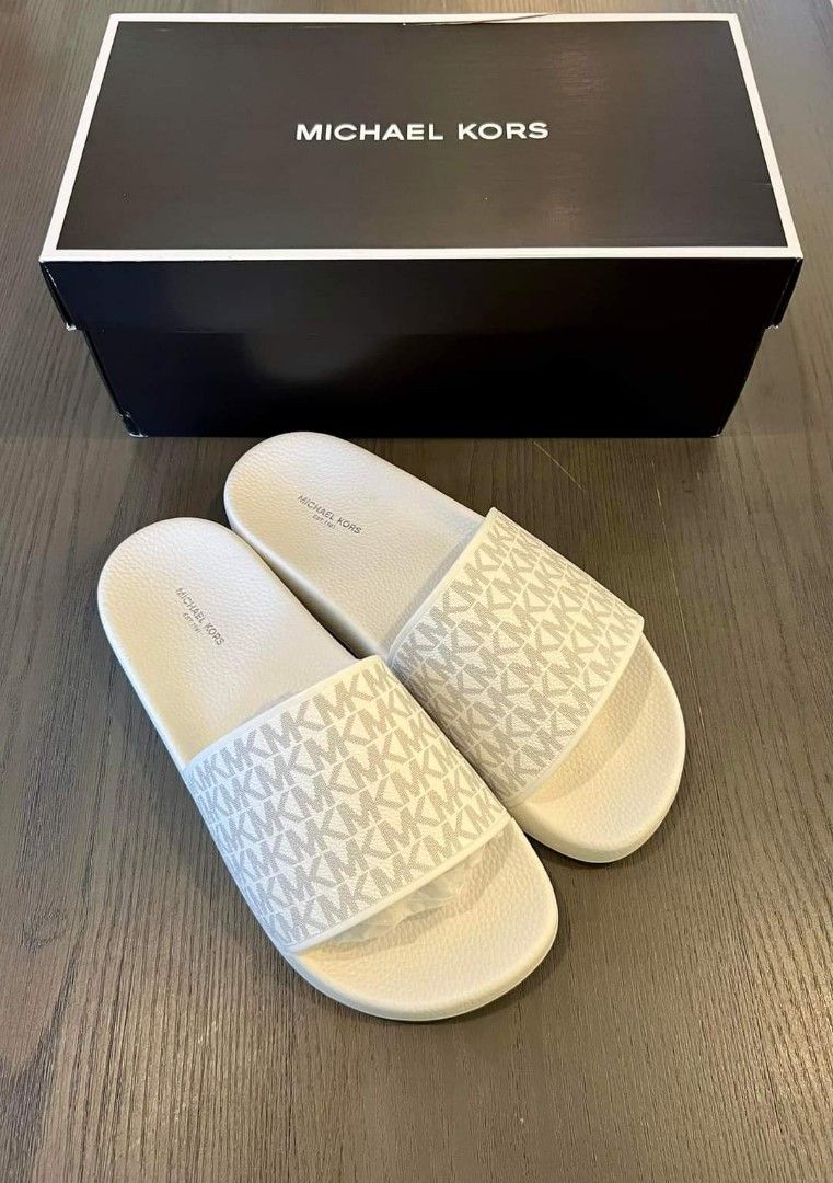 Michael kors slides mens silver new arrivals