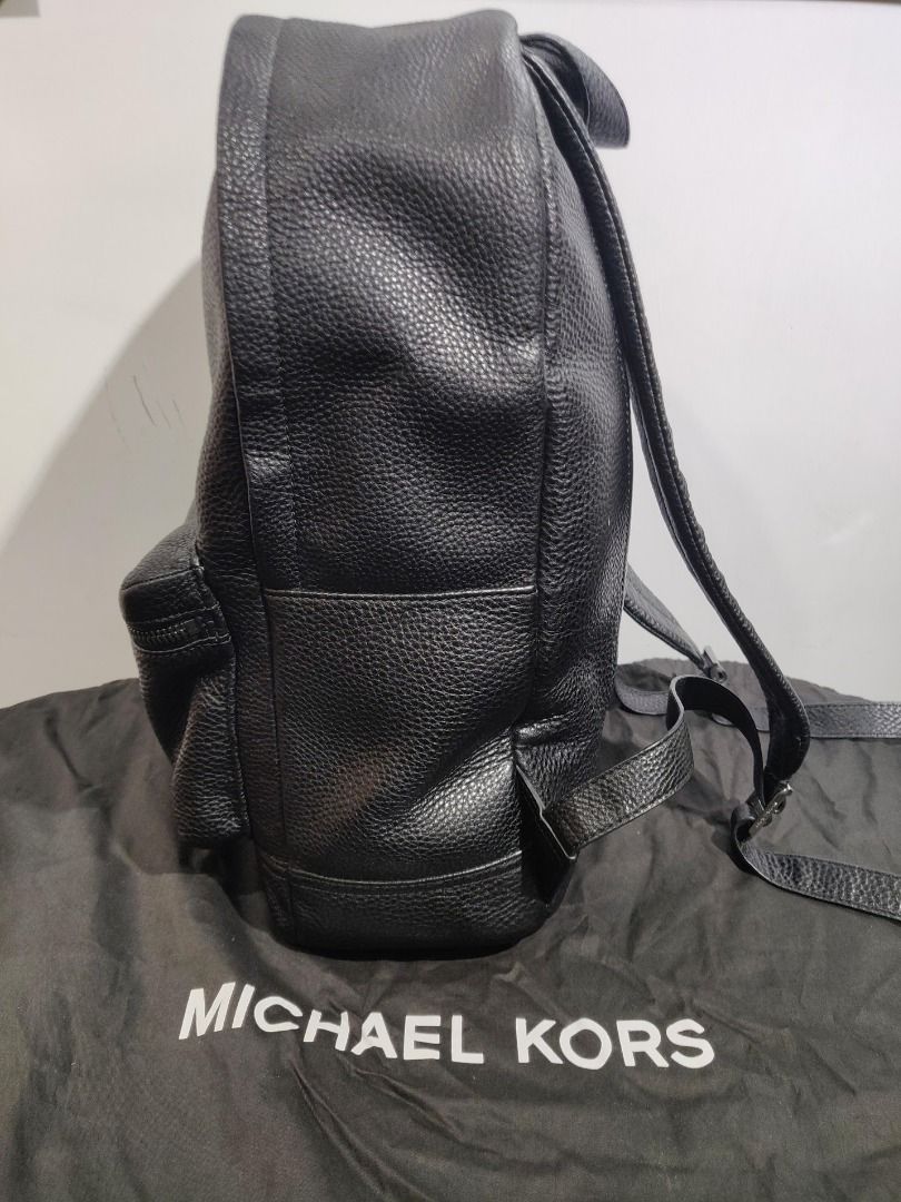 Michael kors mens bryant store leather backpack