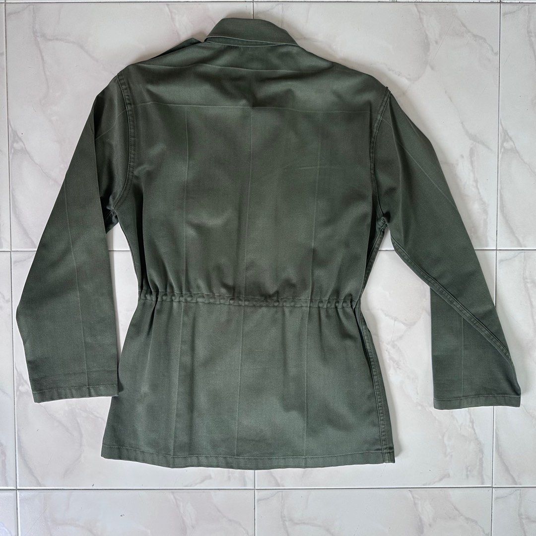 Military green parka Women s Fashion Coats Jackets and