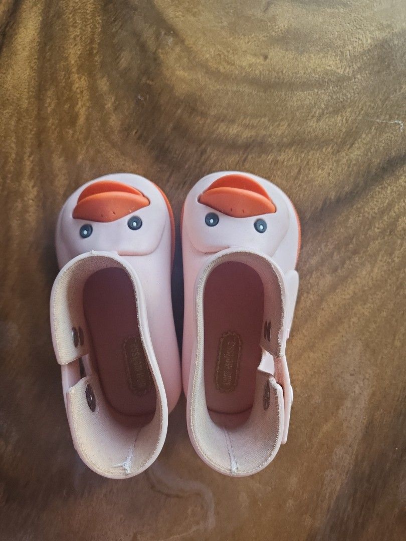 Mini Melissa duck boots US6 Babies Kids Babies Kids Fashion on Carousell
