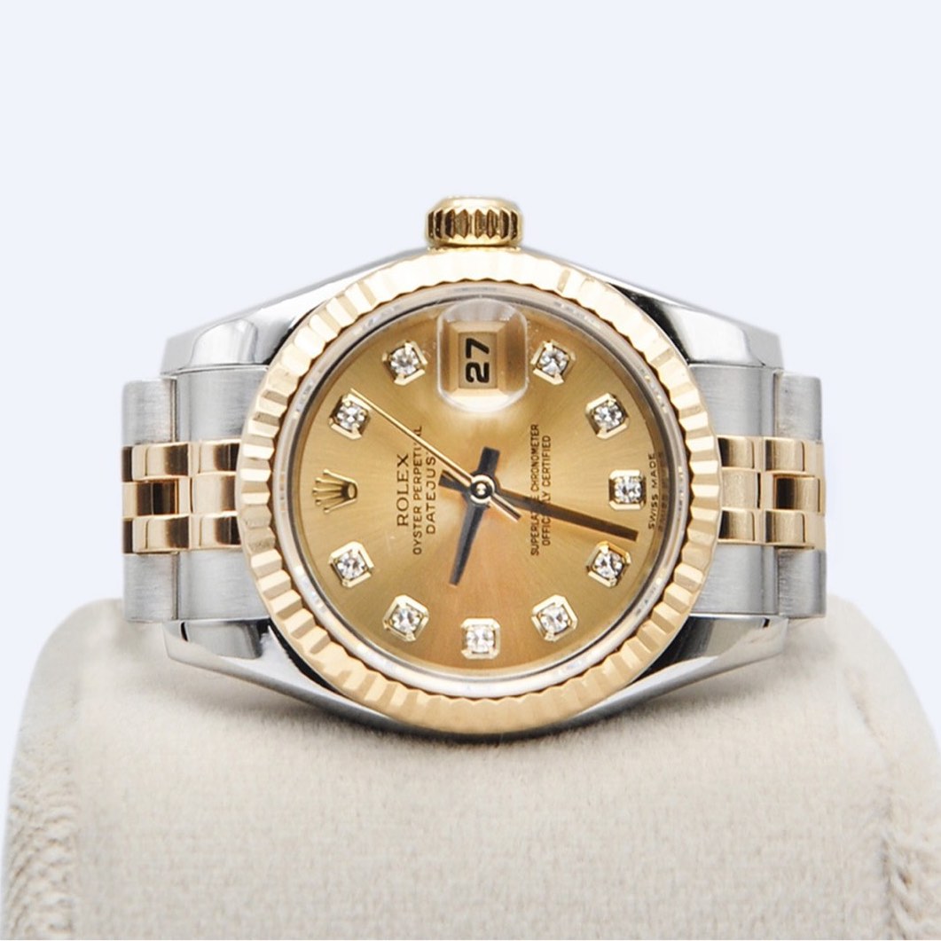 Champagne rolex hot sale