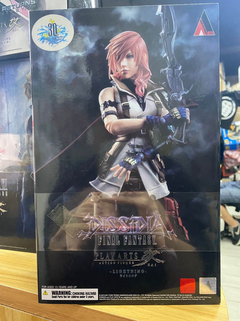 N)開封品Playarts Play Arts Kai Dissidia Final Fantasy Lightning