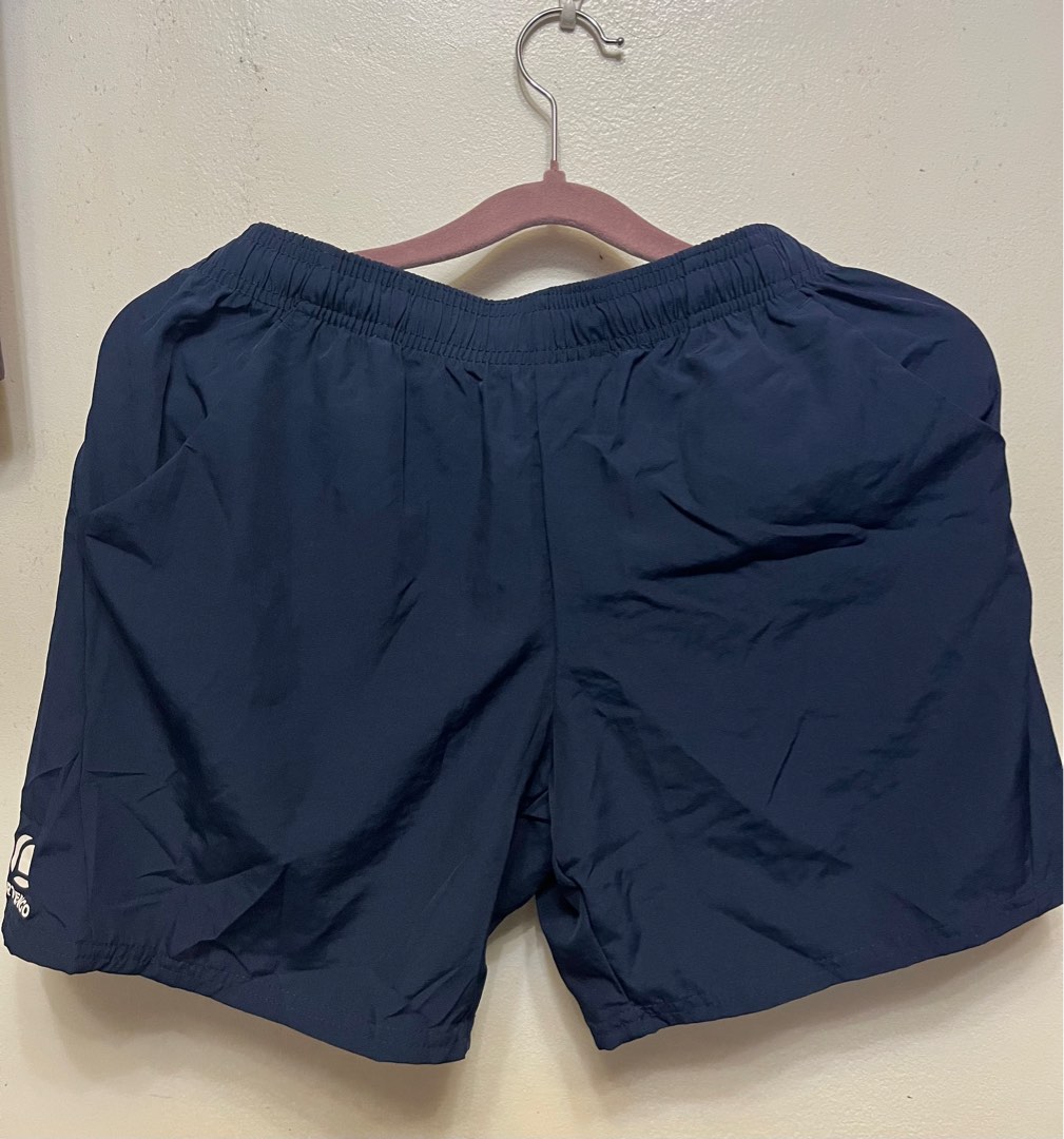 Navy Blue Running Shorts, Men's Fashion, Bottoms, Shorts on Carousell