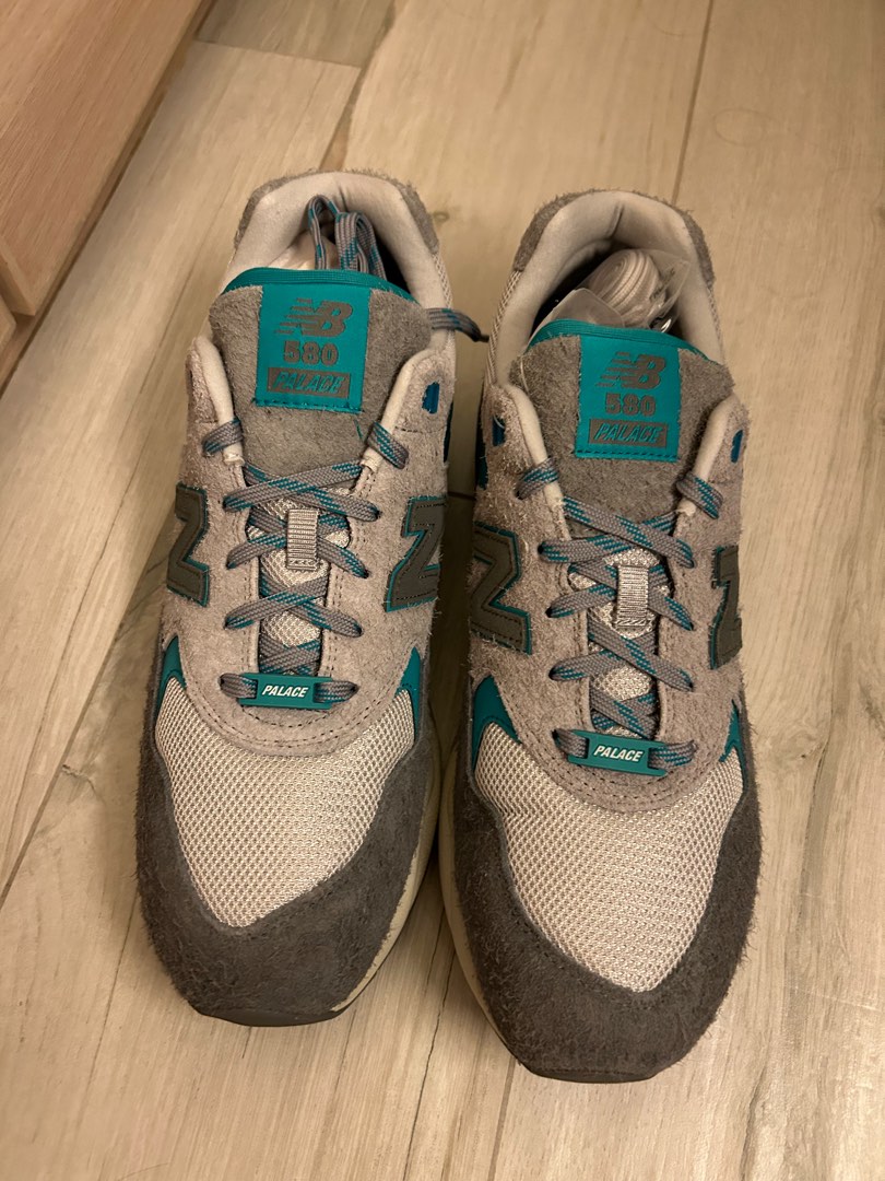 New Balance x Palace 580, 男裝, 鞋, 波鞋- Carousell