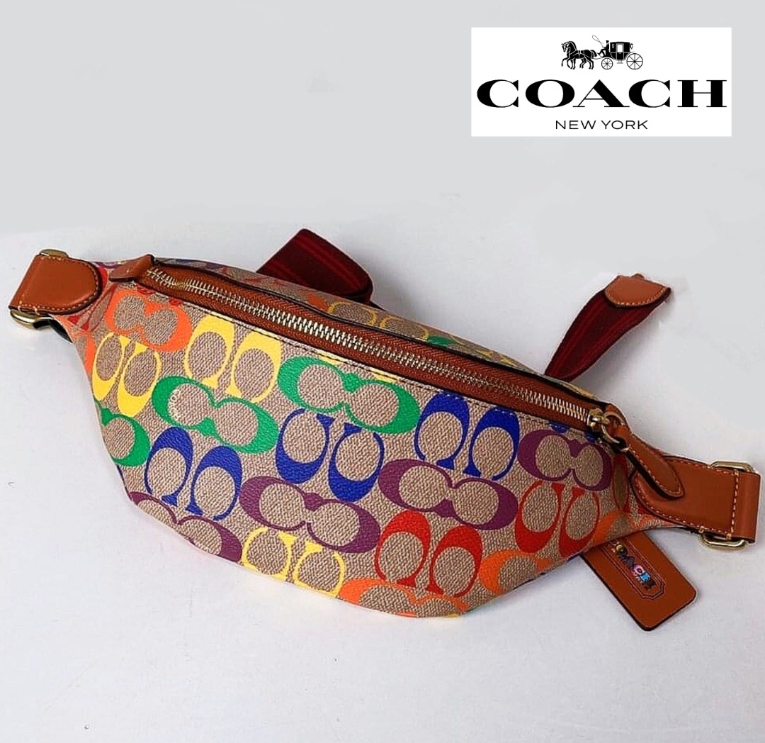 Rainbow coach top fanny pack