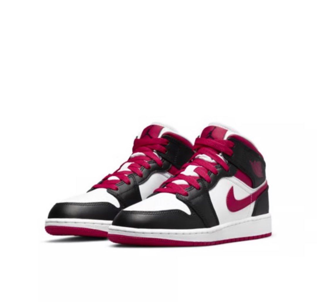 Wmns air jordan 1 mid noble red best sale