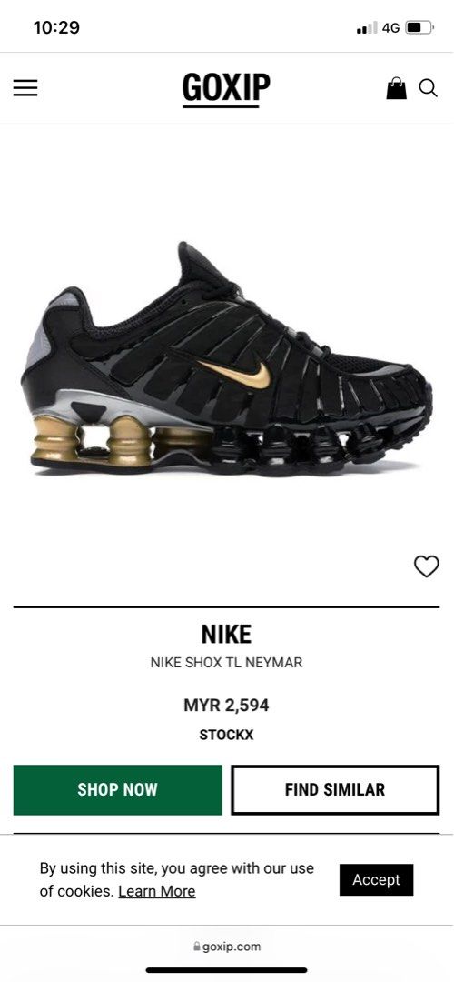 Nike shox tl neymar hot sale