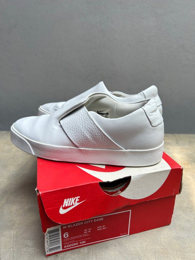 Nike W blazer city ease Whithe good condition size 36 5 EUR Fesyen Wanita Sepatu di Carousell