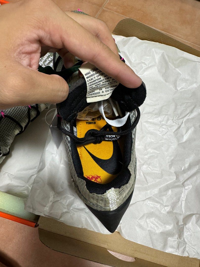 Nike vapor discount 36 off white