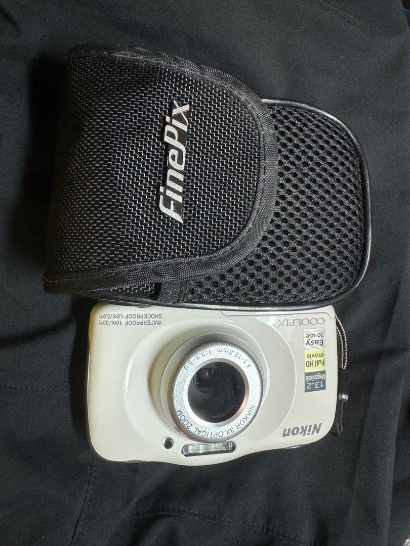 Nikon 尼康Coolpix W100 防水輕便數碼相機白色, 攝影器材, 相機- Carousell