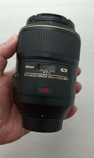Nikon AF-S 105mm VR Micro F/2.8G IF-ED Lens