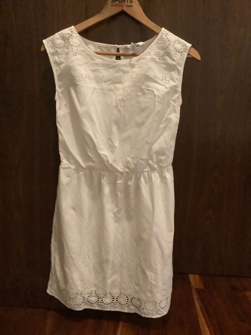 Old navy white eyelet dress on sale